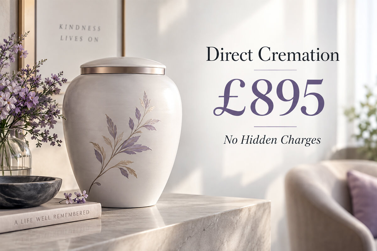 Direct cremation service for £895