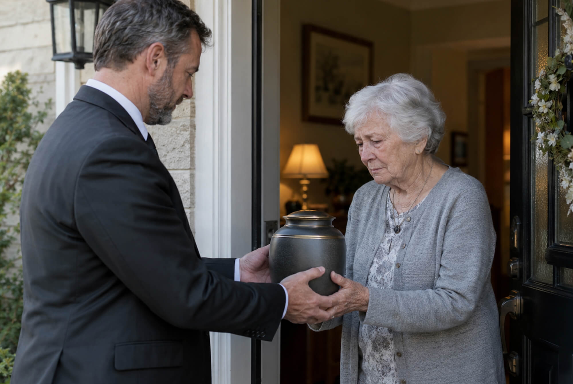 Help understanding funeral paperwork for direct cremation arrangements in Kent